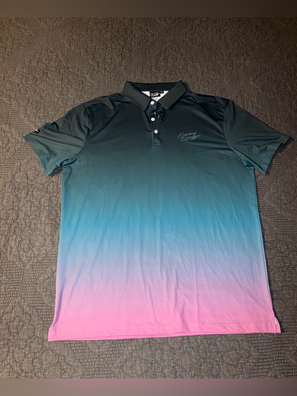 Sunday Swagger Signature Polo-Dark Matter Men’s Size-2XLT